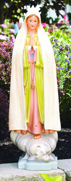 Mary Virgin Statue of Our Lady of Fatima Classic Coloring